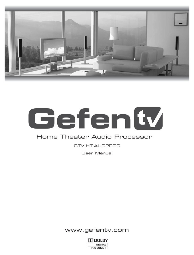 GefenTV GTV-HT-AUDPROC user manual