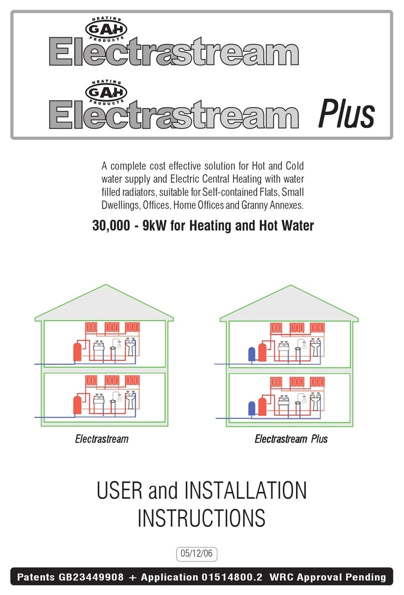 GAH Electrastream User and installation instructions