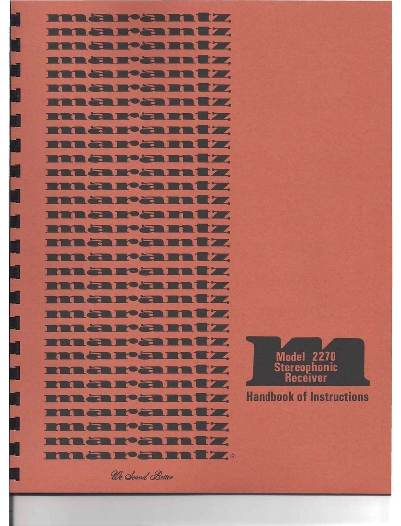 Marantz 2210 User manual