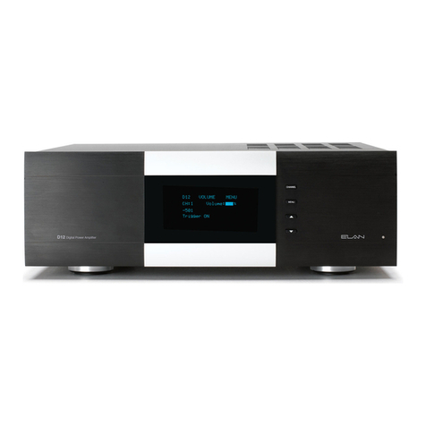 Elan D12 User manual