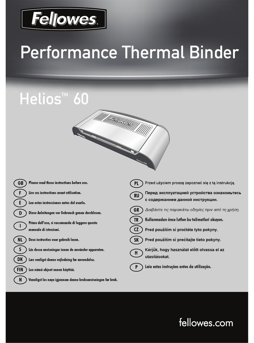 Fellowes Helios 60 instructions