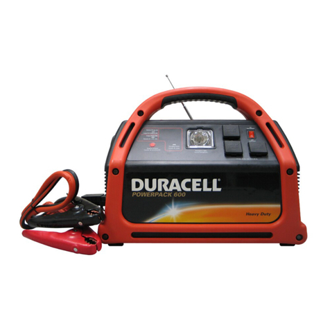 Duracell POWERPACK 600 User manual