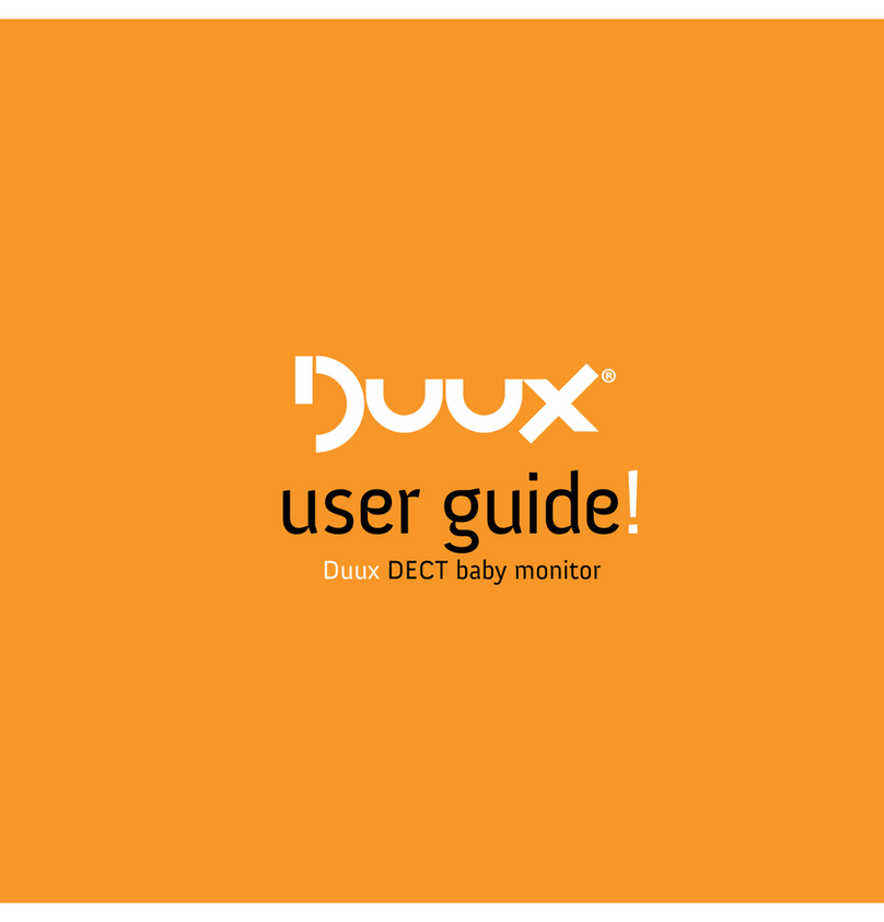 Duux DECT baby monitor user guide