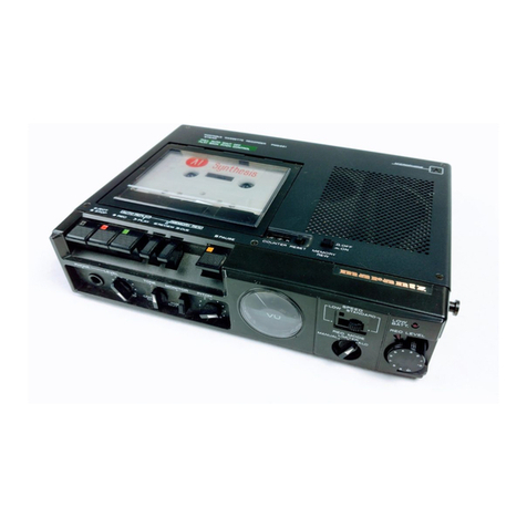 Marantz PMD221 User manual