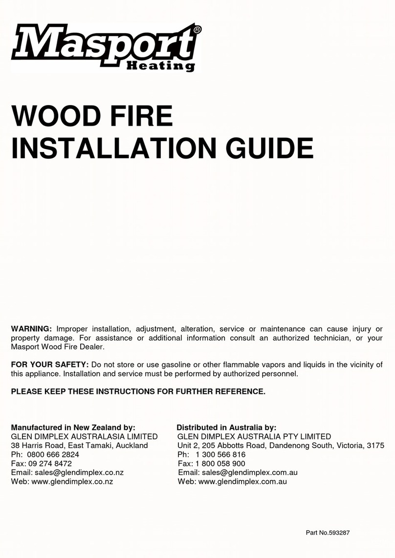Masport WOOD FIRE User manual