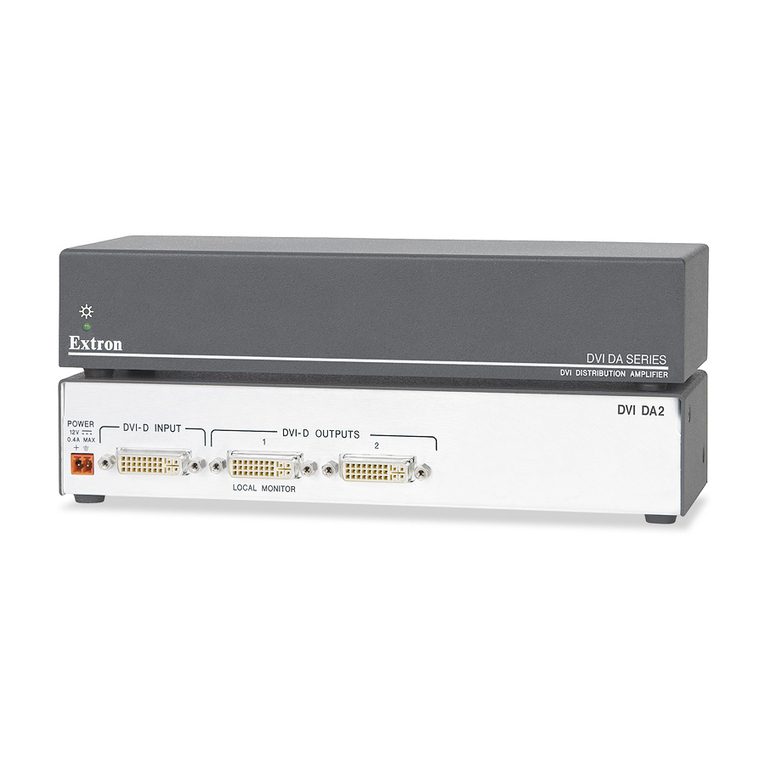 Extron electronics DVI DA2 user guide