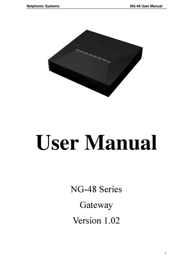 Netphonic NG-48 Series user manual