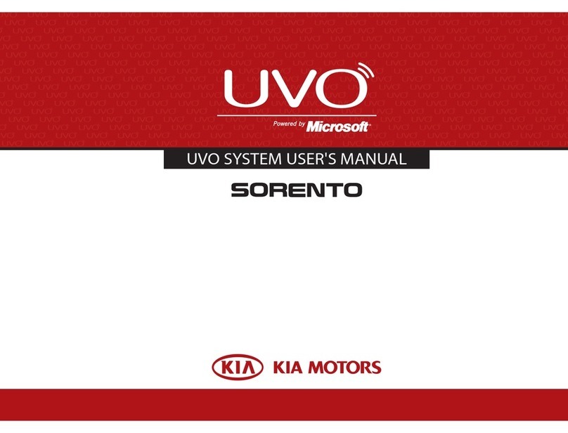 Kia UVO SYSTEM Sorento user manual