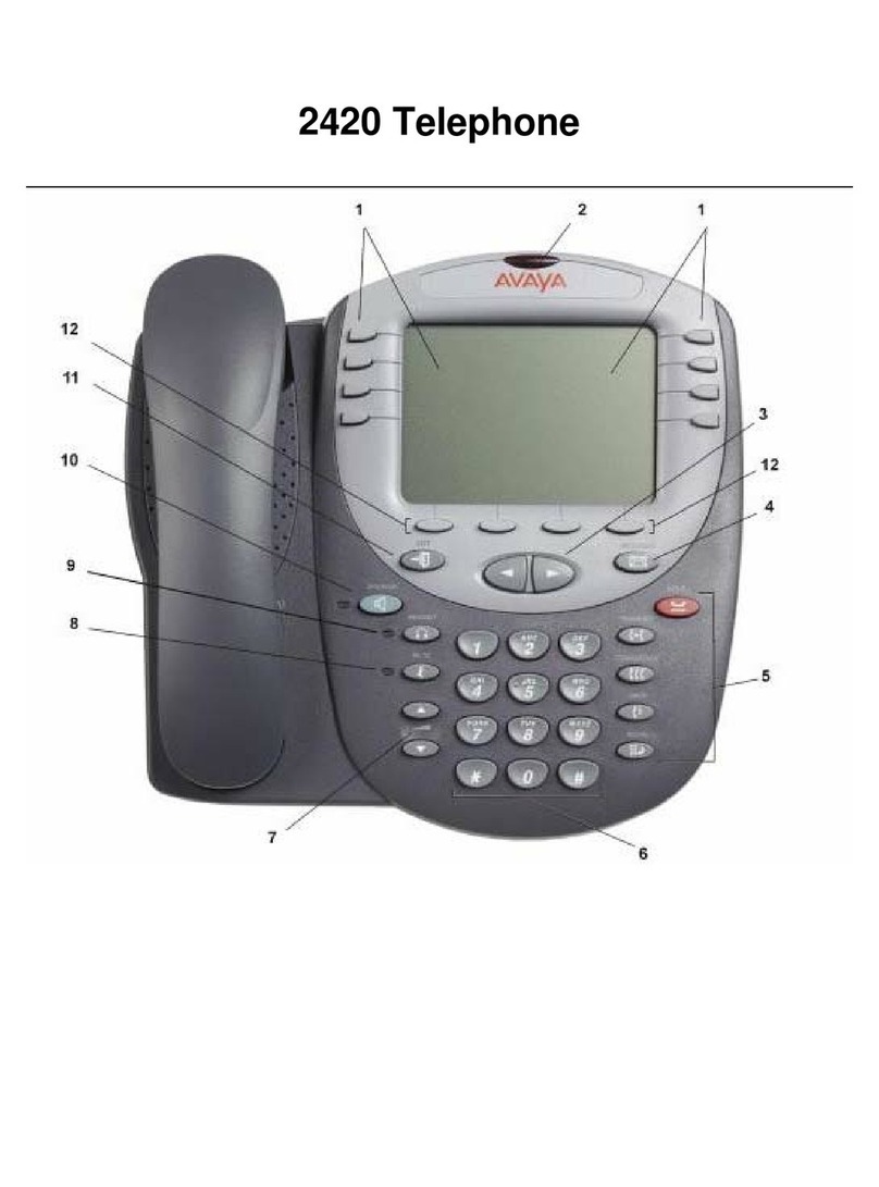 Avaya IP OFFICE 2420 User manual