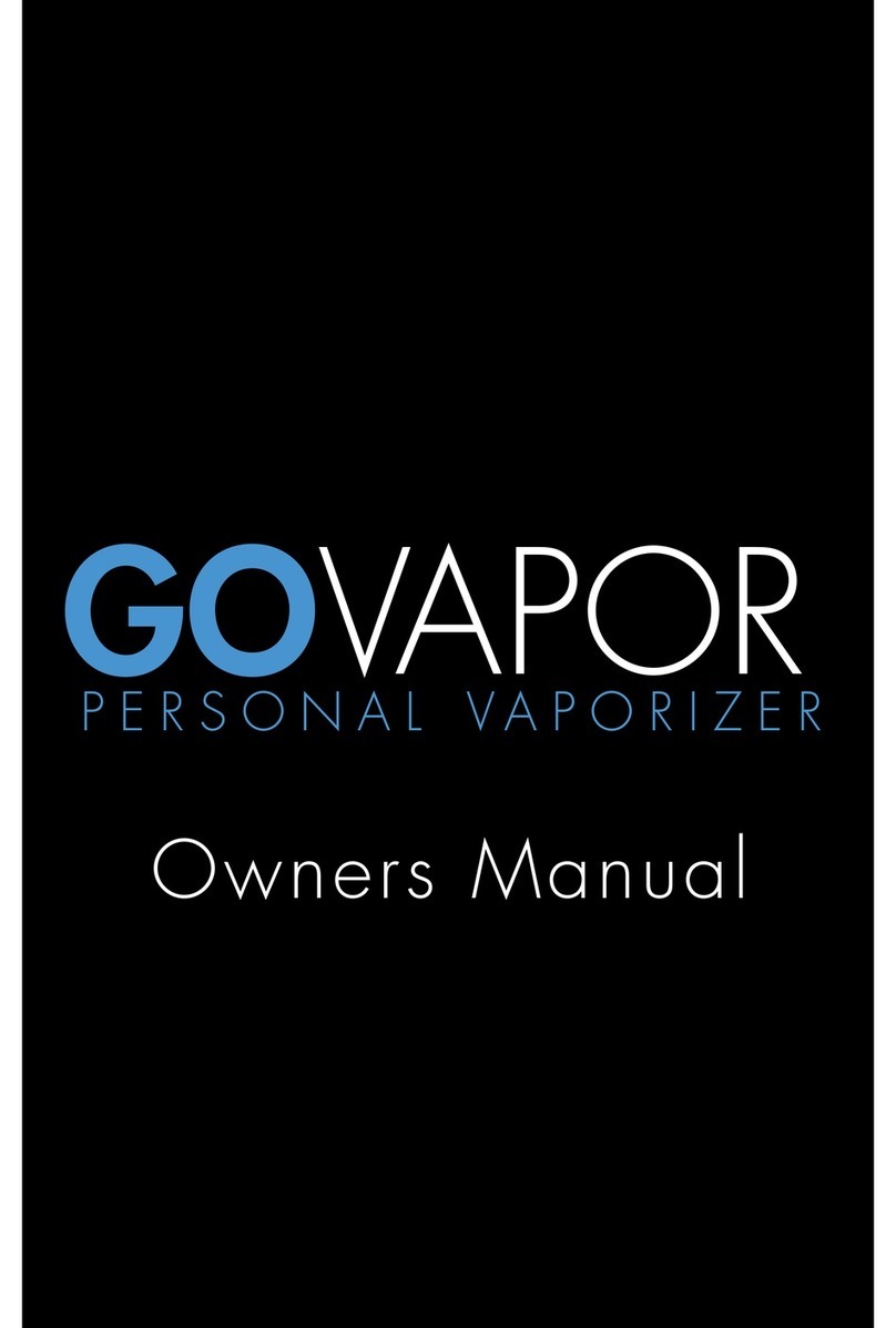GoVapor Personal Vaporizer owner's manual