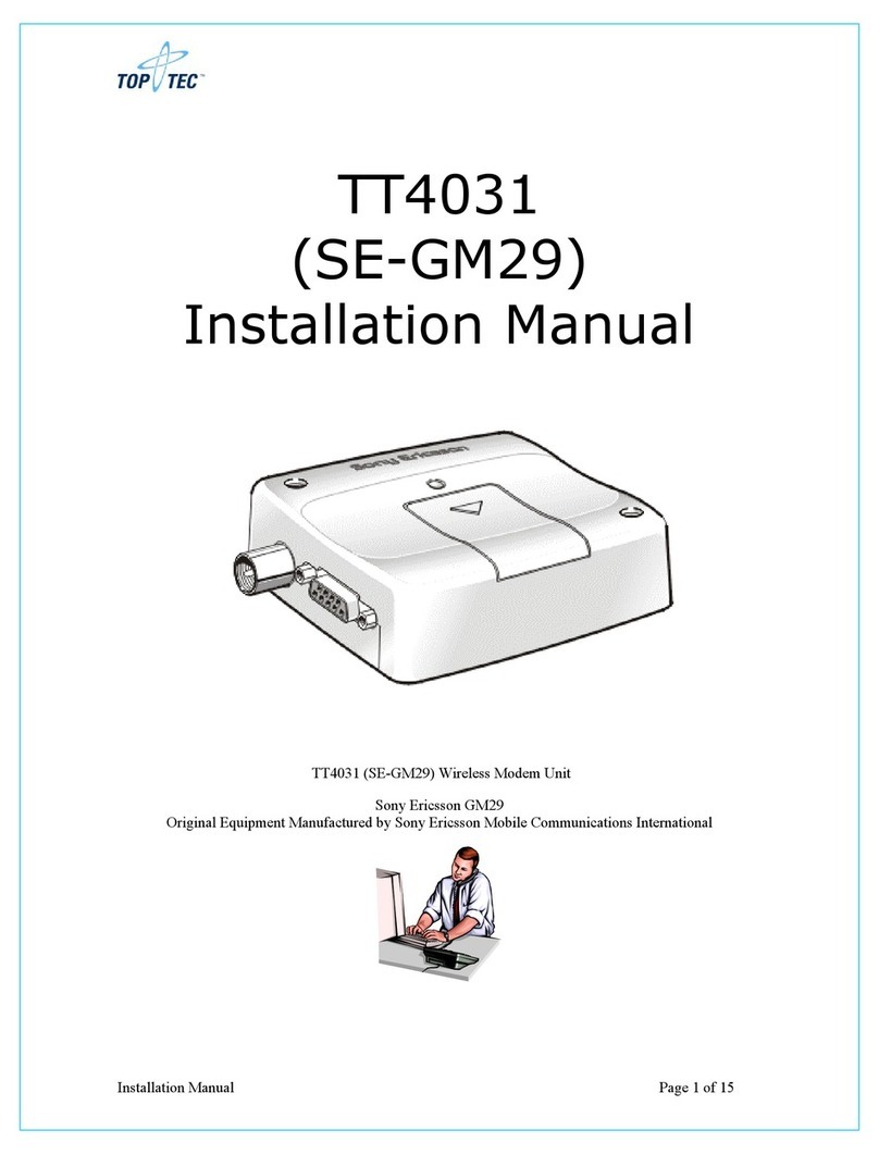 Toptec TT4031 installation manual
