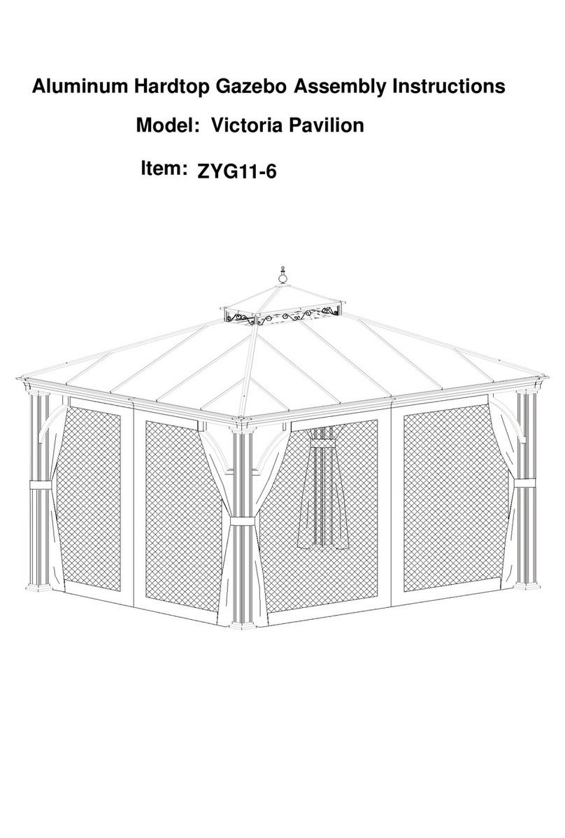 Zenith Victoria Pavilion Assembly instructions