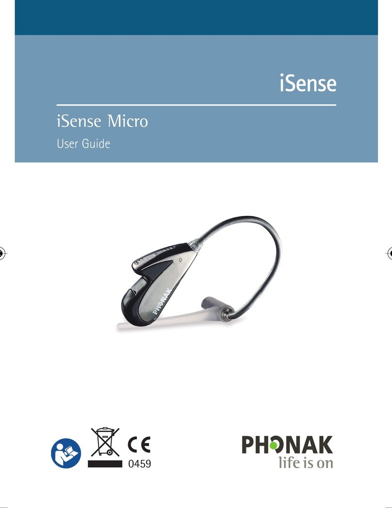 Phonak iSense Micro user guide