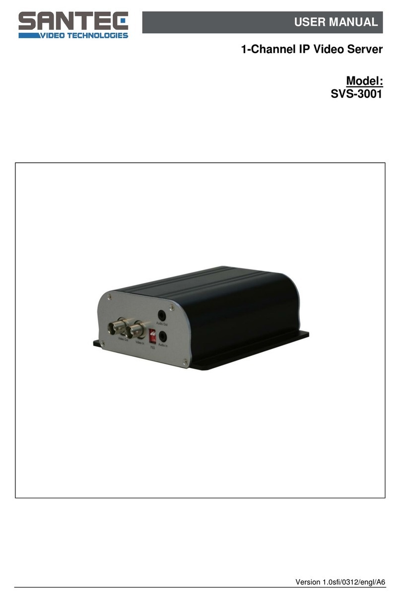 Santec SVS-3001 user manual