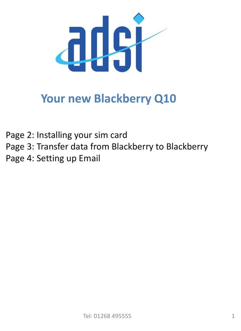 Blackbe;rry Q10 User manual
