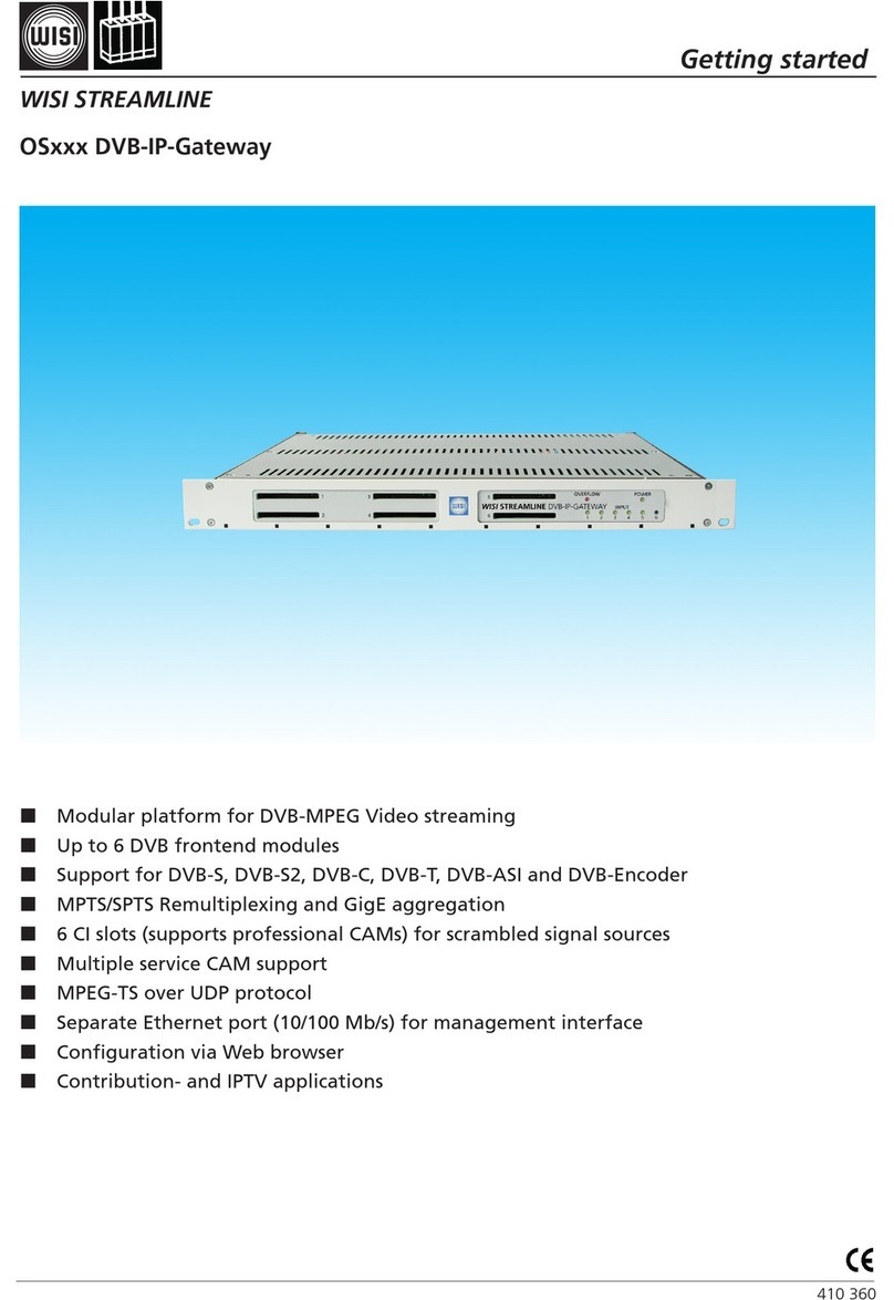 Wisi OS User manual