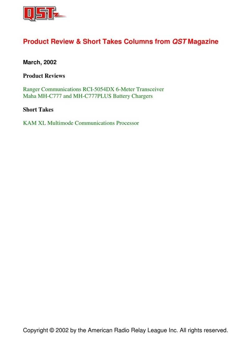 Ranger Communications RCI-5054DX User manual