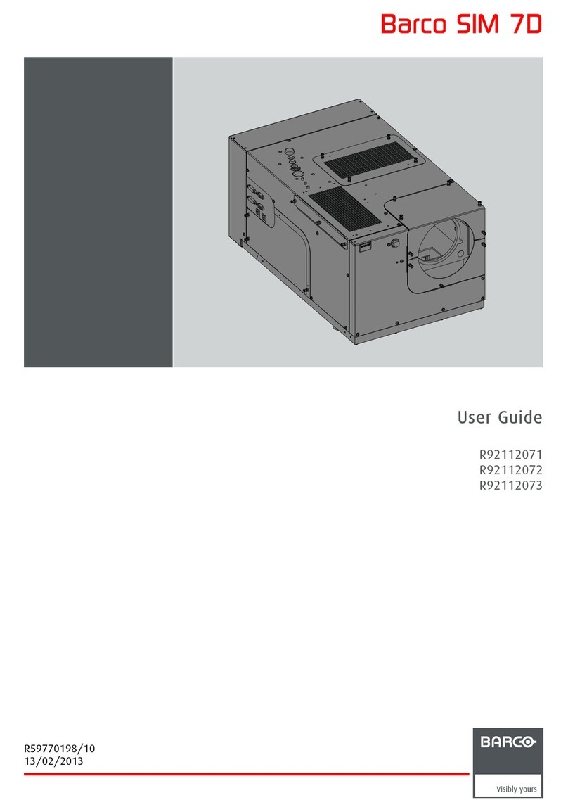 Barco SIM 7D User manual