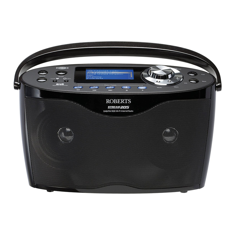 Roberts Stream 205 User manual