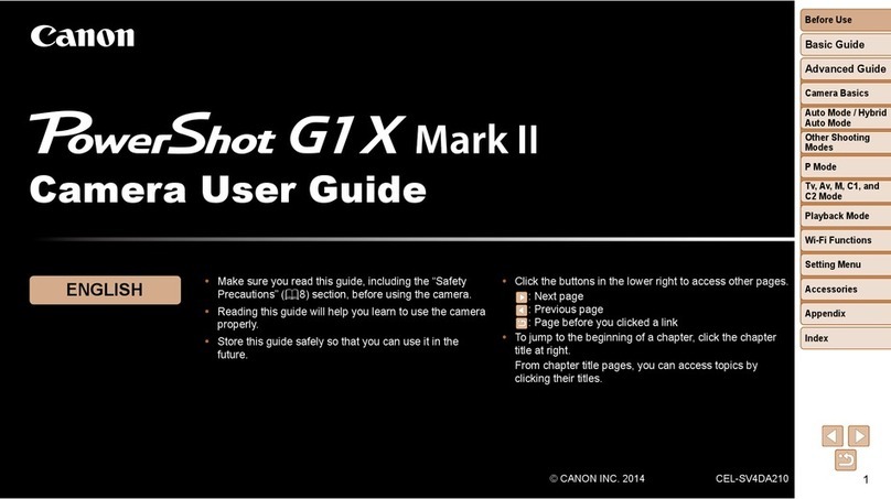 Canon PowerShot G1 X Mark II User manual