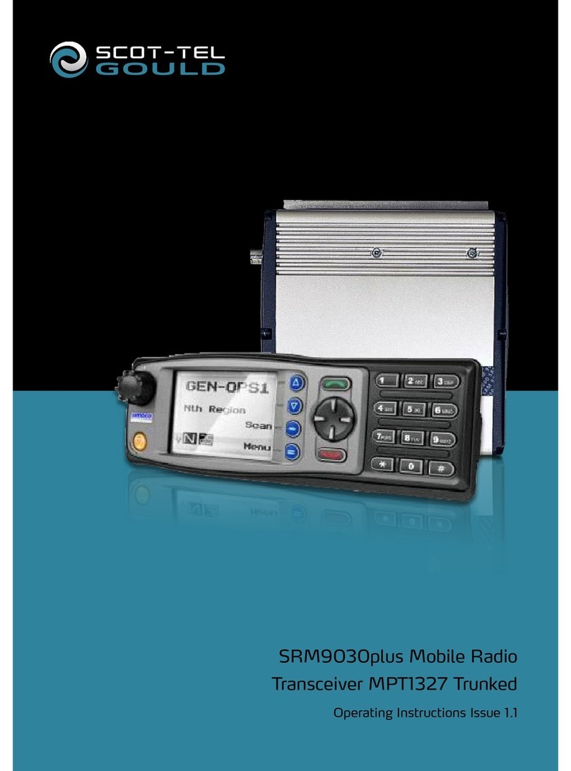 Scot-tel Gould Marr (South) SRM9030plus operating instructions