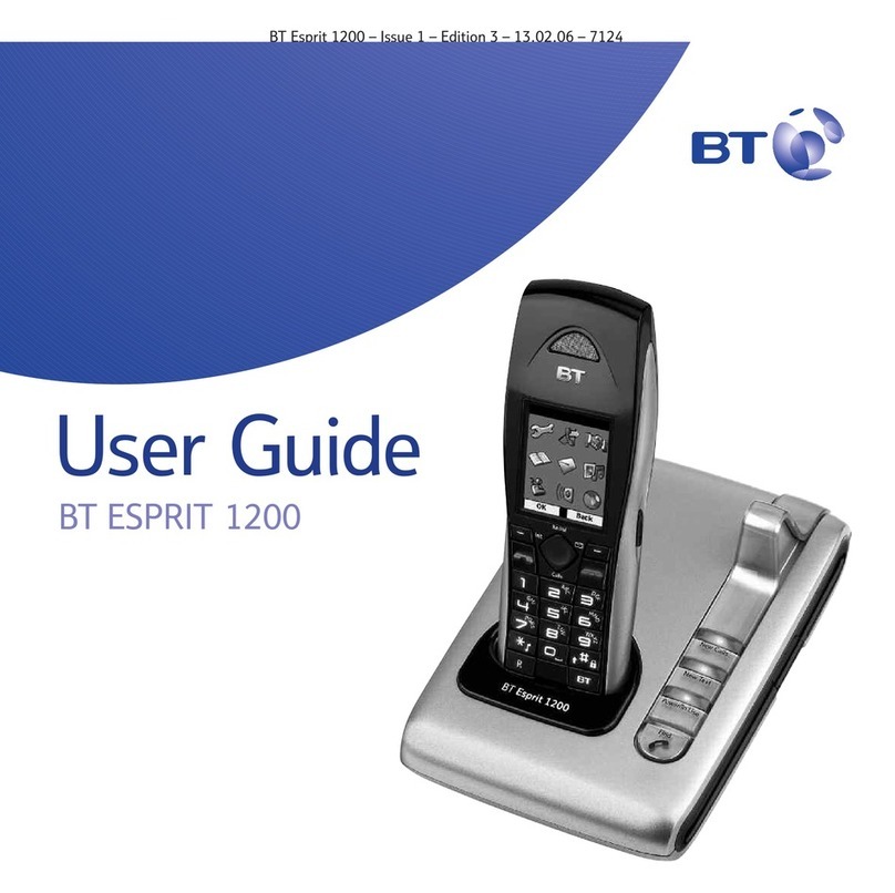 BT ESPRIT 1200 User manual