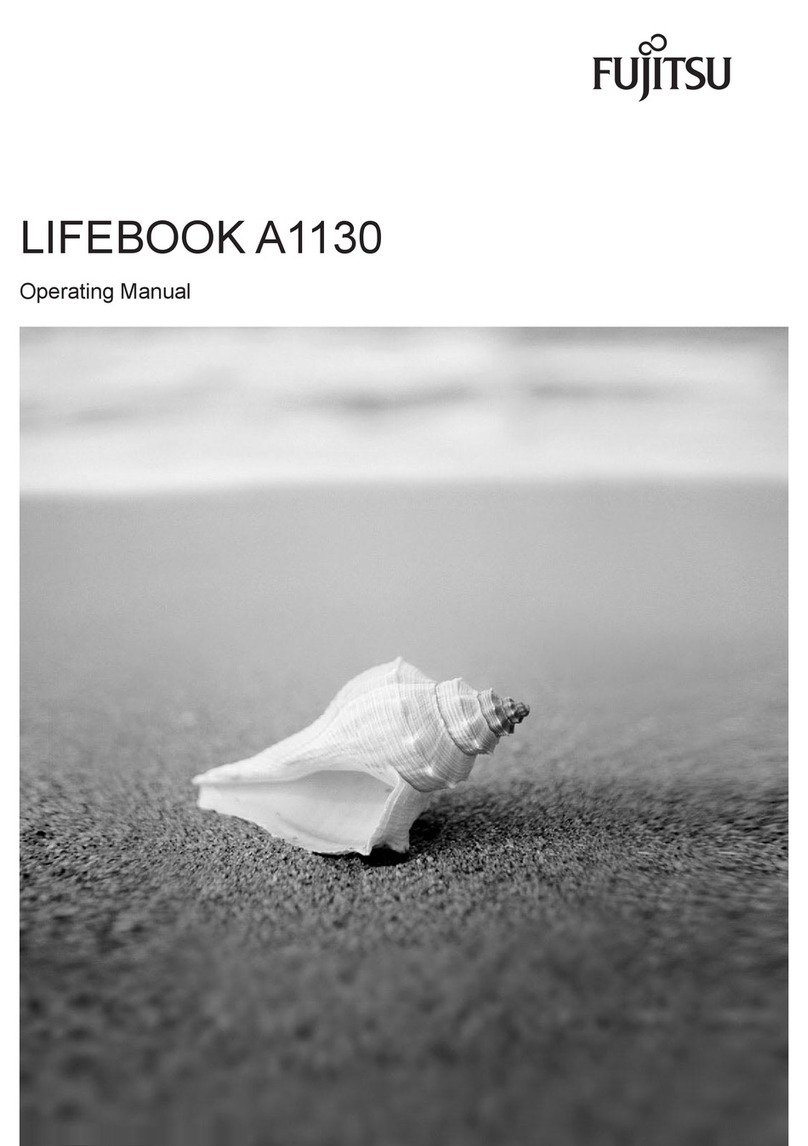 Fujitsu A1130 - Lifebook T6500 4GB 500GB User manual
