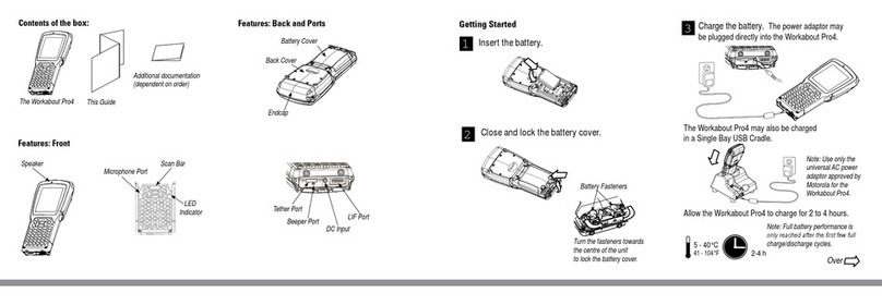 Motorola Workabout Pro4 User manual