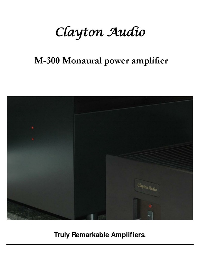 clayton audio M-300 user manual