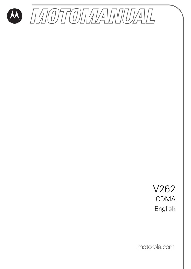 Motorola V262 User manual
