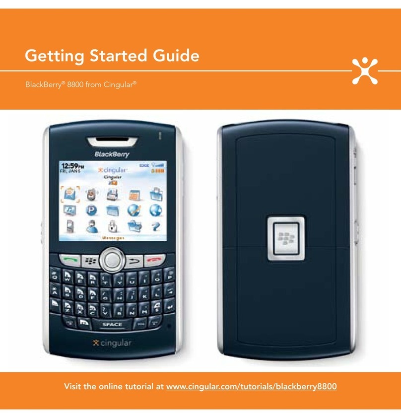 Blackbe;rry 8800 - SMARTPHONE - SAFETY AND User manual