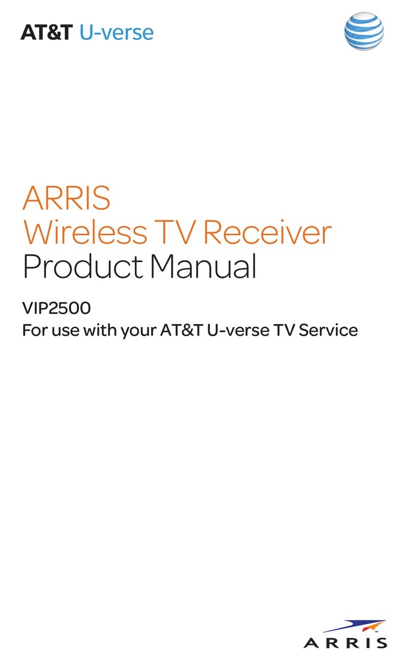 Arris AT&T U-verse VIP2500 User manual