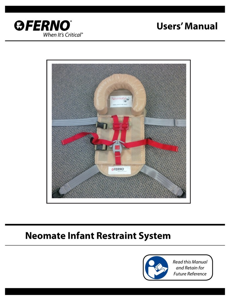 Ferno Neomate Infant Restraint System user manual
