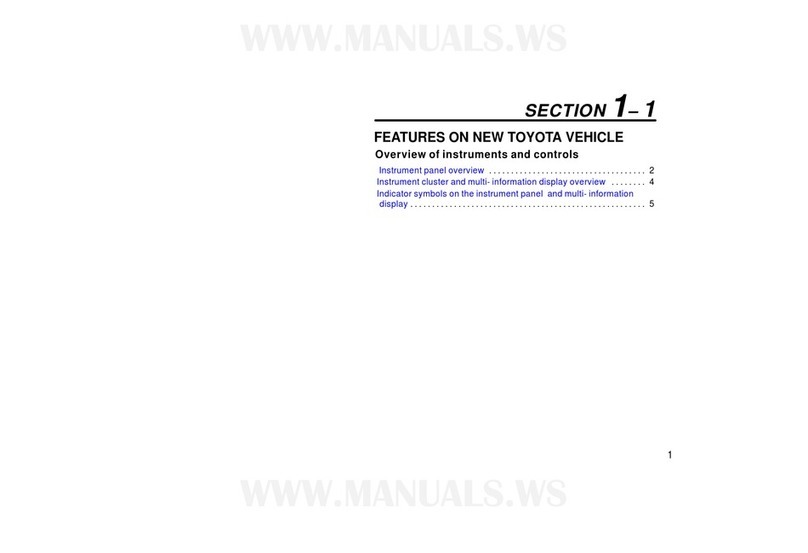 Toyota Prius HSD 2004 User manual