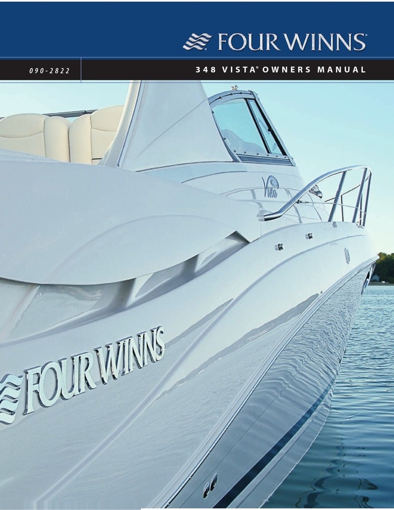 Four winns 348 Vista owner's manual