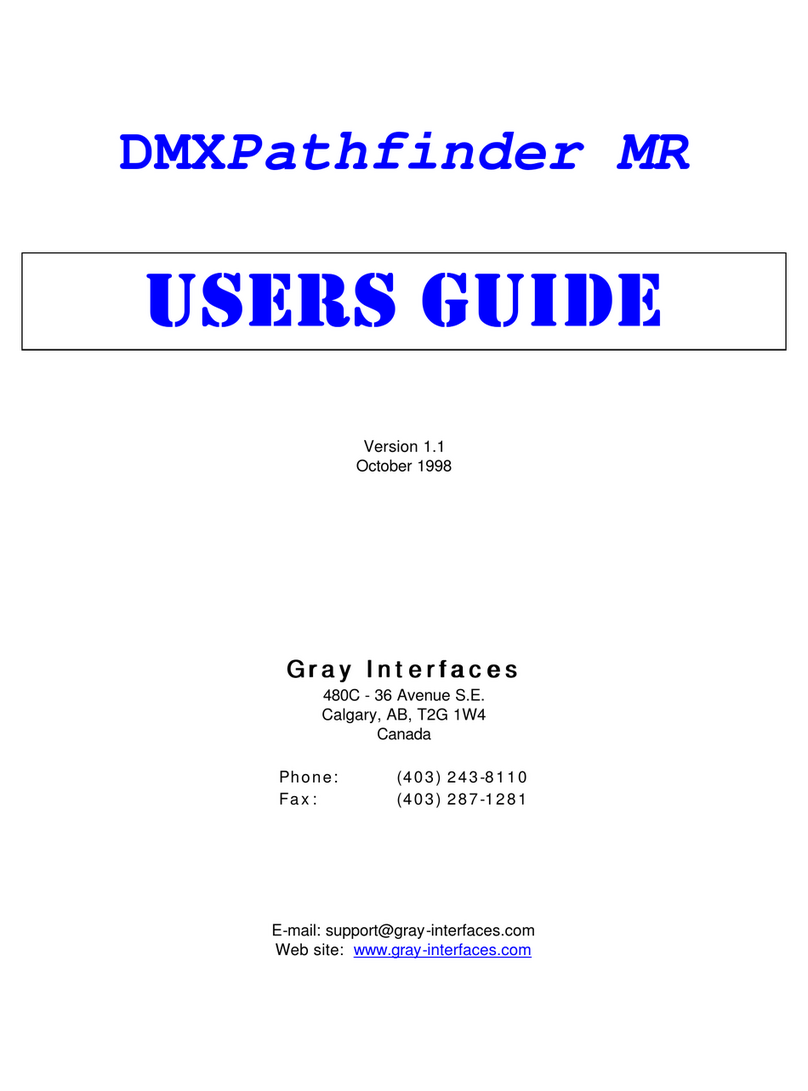 Gray DMX512 user guide
