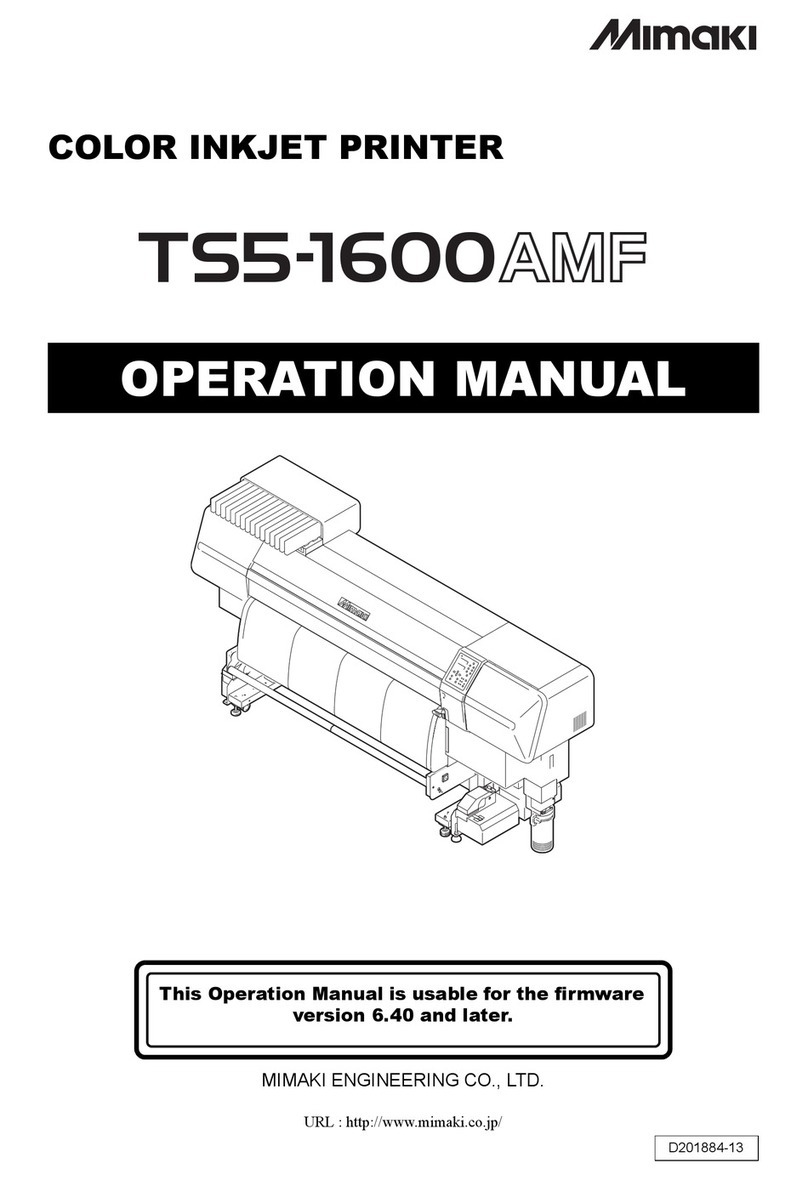 MIMAKI TS5-1600AMF User manual