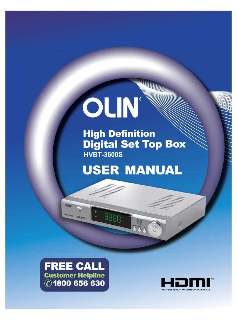 Olin HVBT-3600S user manual