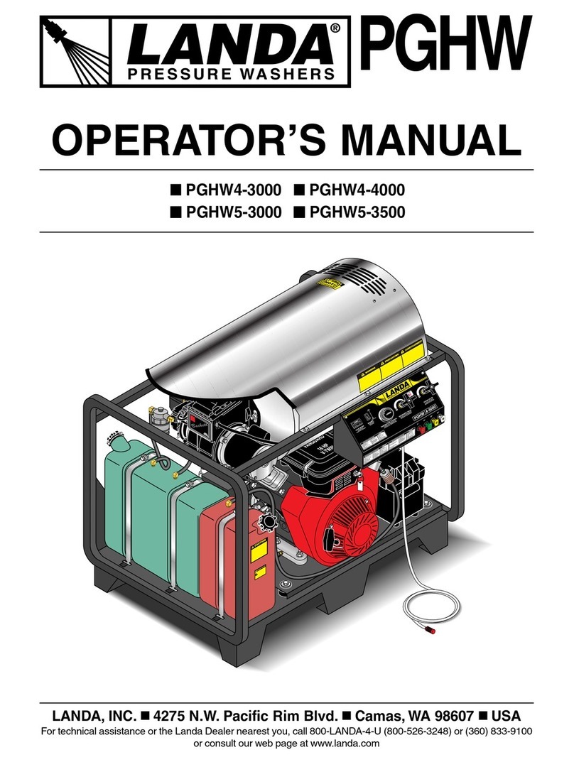 Landa PGHW4-3000 Operator's manual