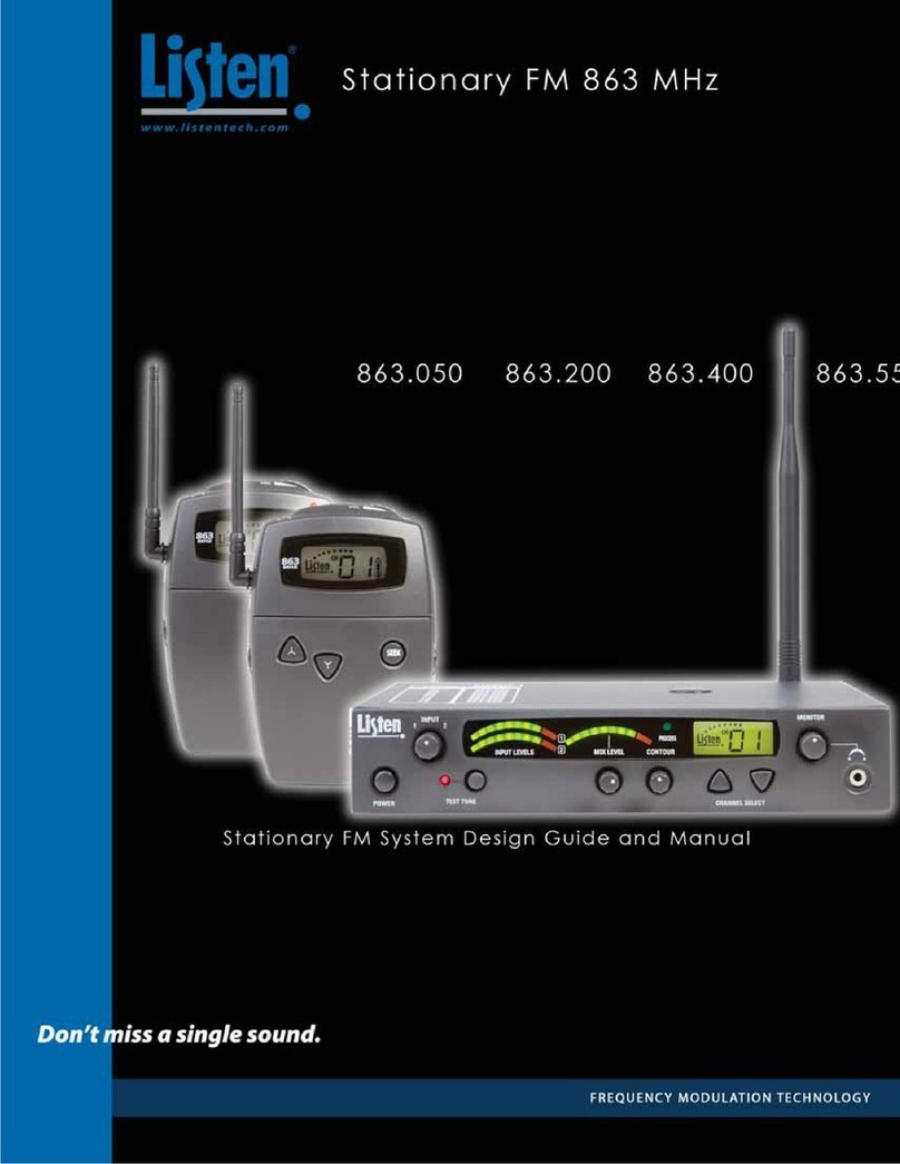 Listen Technologies 863.050 User manual