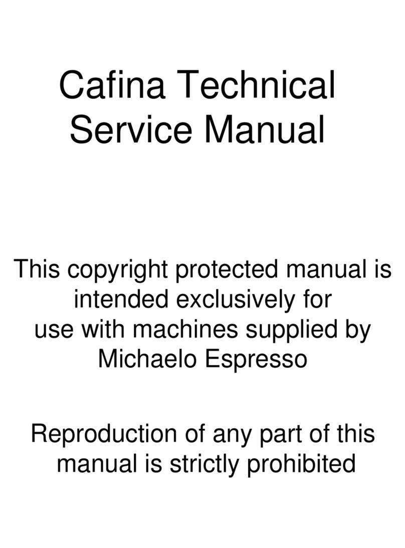 Michaelo Espresso Cafina c60 Service manual