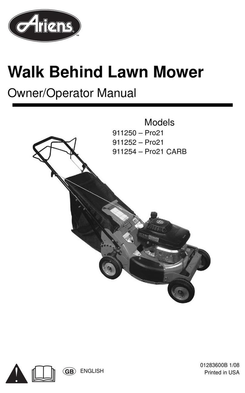 Ariens 911250 - Pro21 Owner's/operator's manual
