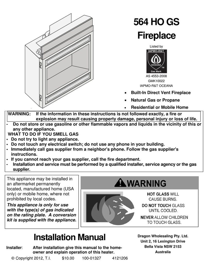 Travis Industries 564 HO User manual