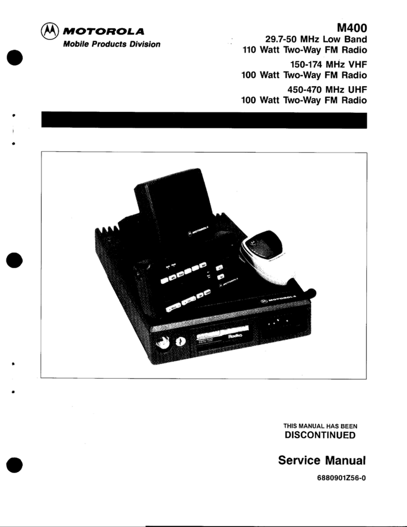 Motorola M400 Service manual