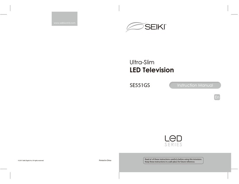 Seiki SE551GS User manual