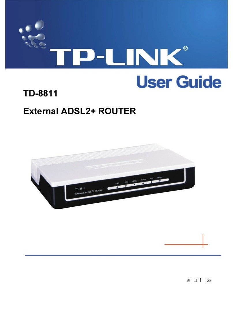 TP-Link TD-8811 User manual