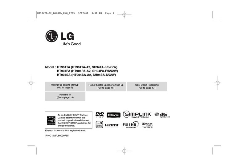 LG HT904TA User manual