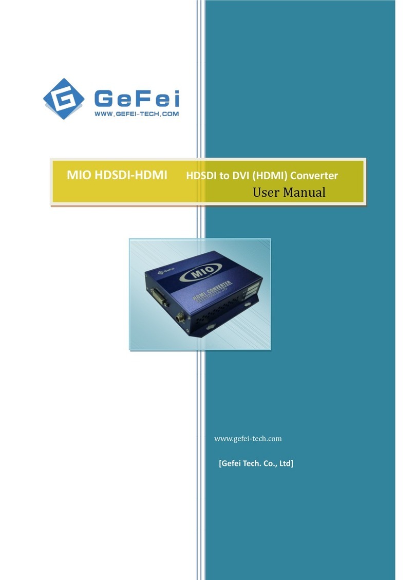 Gefei MIO HDSDI-HDMI User manual