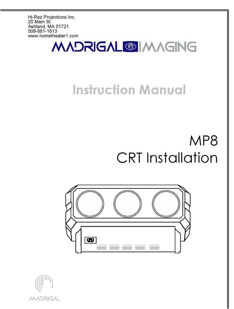 Madrigal Imaging MP-8, MP-9 instruction manual
