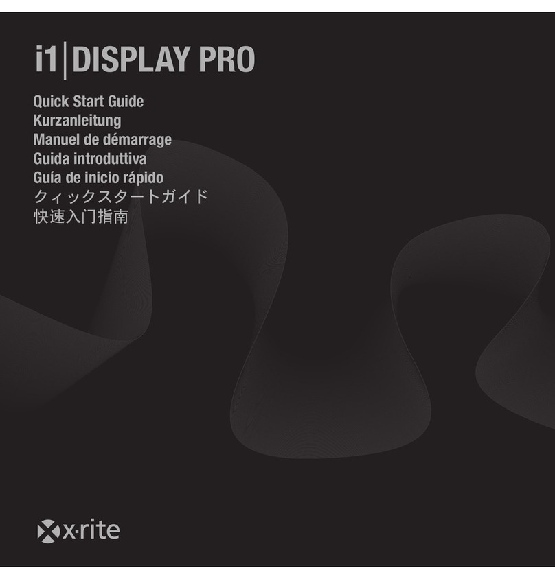X-Rite i1Display User manual